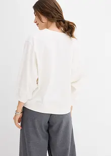 Oversized sweatshirt i 100% bomull, bonprix