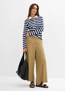 Poloskjorte i fast økologisk bomull, bonprix