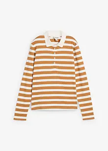 Poloskjorte i fast økologisk bomull, bonprix