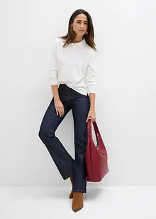 Poloskjorte i fast økologisk bomull, bonprix