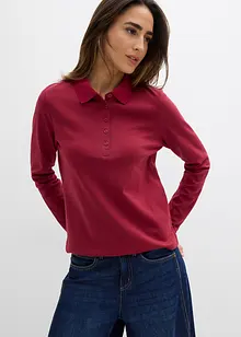 Poloskjorte i fast økologisk bomull, bonprix