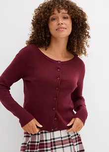 Kort finstrikket jakke, bonprix