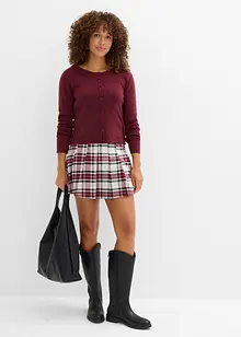 Bukseskjørt med rutemønster, bonprix