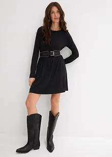 Utsvingt trikotkjole, bonprix