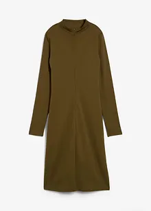 Kjole i Punto di Roma-materiale med ståkrage, bonprix