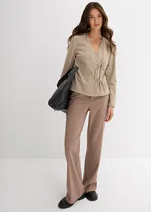 Blusetopp i fin kordfløyel, bonprix