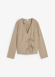 Blusetopp i fin kordfløyel, bonprix