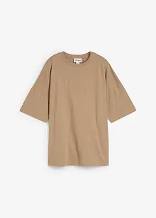 Oversized topp i 100% økologisk bomull, bonprix