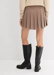 Kort bukseskjørt med motfolder, bonprix