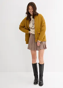 Kort bukseskjørt med motfolder, bonprix