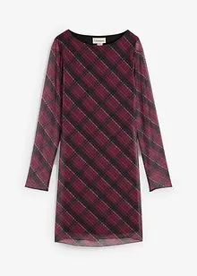 Minikjole i fin mesh, bonprix