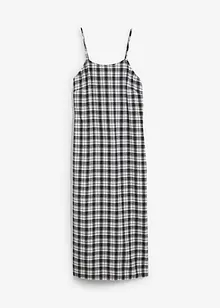 Flanellkjole med stropper av 100% bomull, bonprix