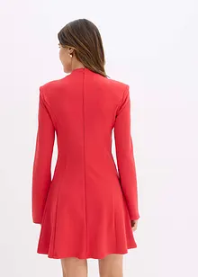 Minikjole i A-modell med trompetermer, bonprix