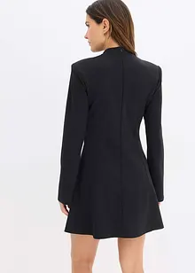 Minikjole i A-modell med trompetermer, bonprix