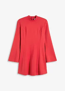 Minikjole i A-modell med trompetermer, bonprix