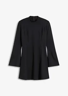 Minikjole i A-modell med trompetermer, bonprix