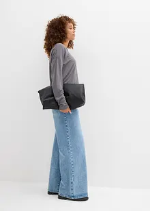 Singlet og langermet topp (sett i 2 deler) av jersey, bonprix