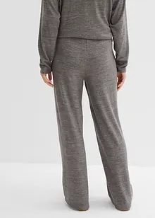 Vid bukse i strikket materiale, bonprix