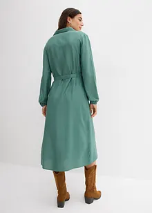 Midikjole i lett viskose, bonprix