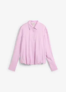 Satengbluse i viskosemiks, bonprix