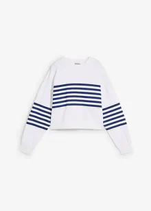 Oversized sweatshirt i 100% bomull, bonprix
