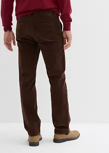 Relaxed Fit-kordfløyelsbukse med stretch, Straight, bonprix