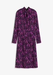 Midikjole med ståkrage, bonprix