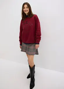 Oversized sweatshirt i 100% bomull, bonprix