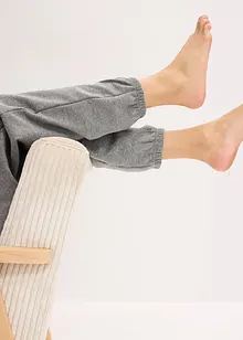 Loungewear-joggebukse med stikklommer, bonprix