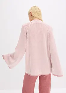 Oversized genser med høy kant i halsen, bonprix
