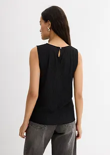 Crinkle topp, bonprix