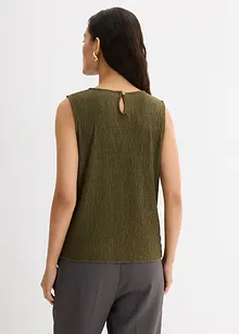 Crinkle topp, bonprix