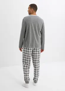 Pyjamas med bomull og lange ermer, bonprix