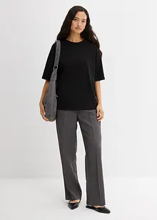 Avslappet T-skjorte i bomullsmiks, bonprix