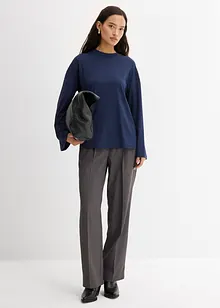 Lang topp i lett materiale, bonprix