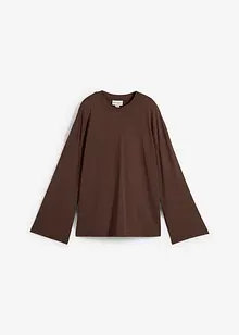 Lang topp i lett materiale, bonprix