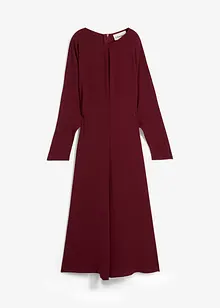 Midikjole med drapering, bonprix