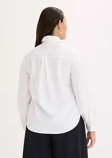 Bluse med strassapplikasjon, bonprix