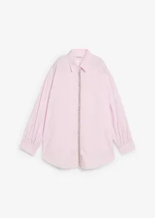 Bluse med strassapplikasjon, bonprix