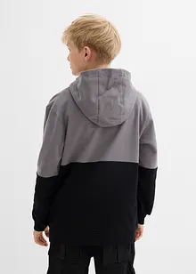 Sweatshirt med hette av økologisk bomull, bonprix