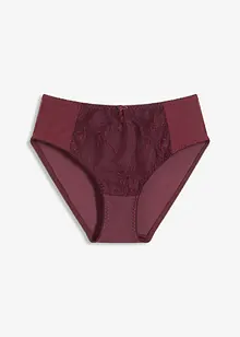 Truse med høy midje og broderi, bonprix