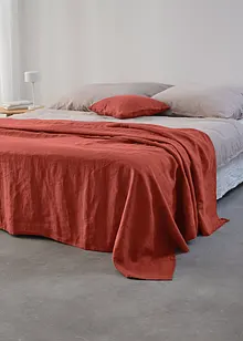 Forseggjort overkast i lin, bonprix