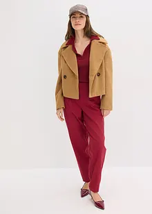 Stoffbukse i barrel modell, bonprix