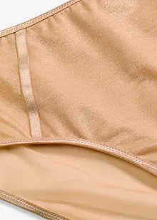 Truse med høy midje og skimrende materiale, bonprix