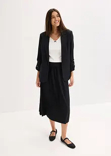 Jerseyskjørt i lett viskosemiks, bonprix