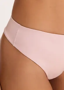 Highwaist-stringtruse med glanseffekt (2-pack), bonprix