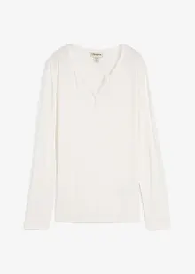 Langermet topp i myk viskosemiks, bonprix