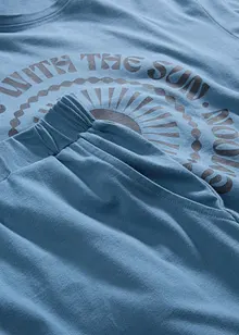 Kort pyjamas i 100% økologisk bomull, bonprix