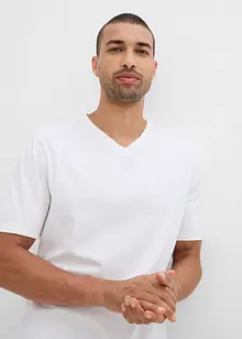 T-skjorte og 2 pyjamasunderdeler av økologisk bomull (3-delt sett), bonprix