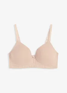 Padded amme-BH uten bøyle med økologisk bomull, bonprix
